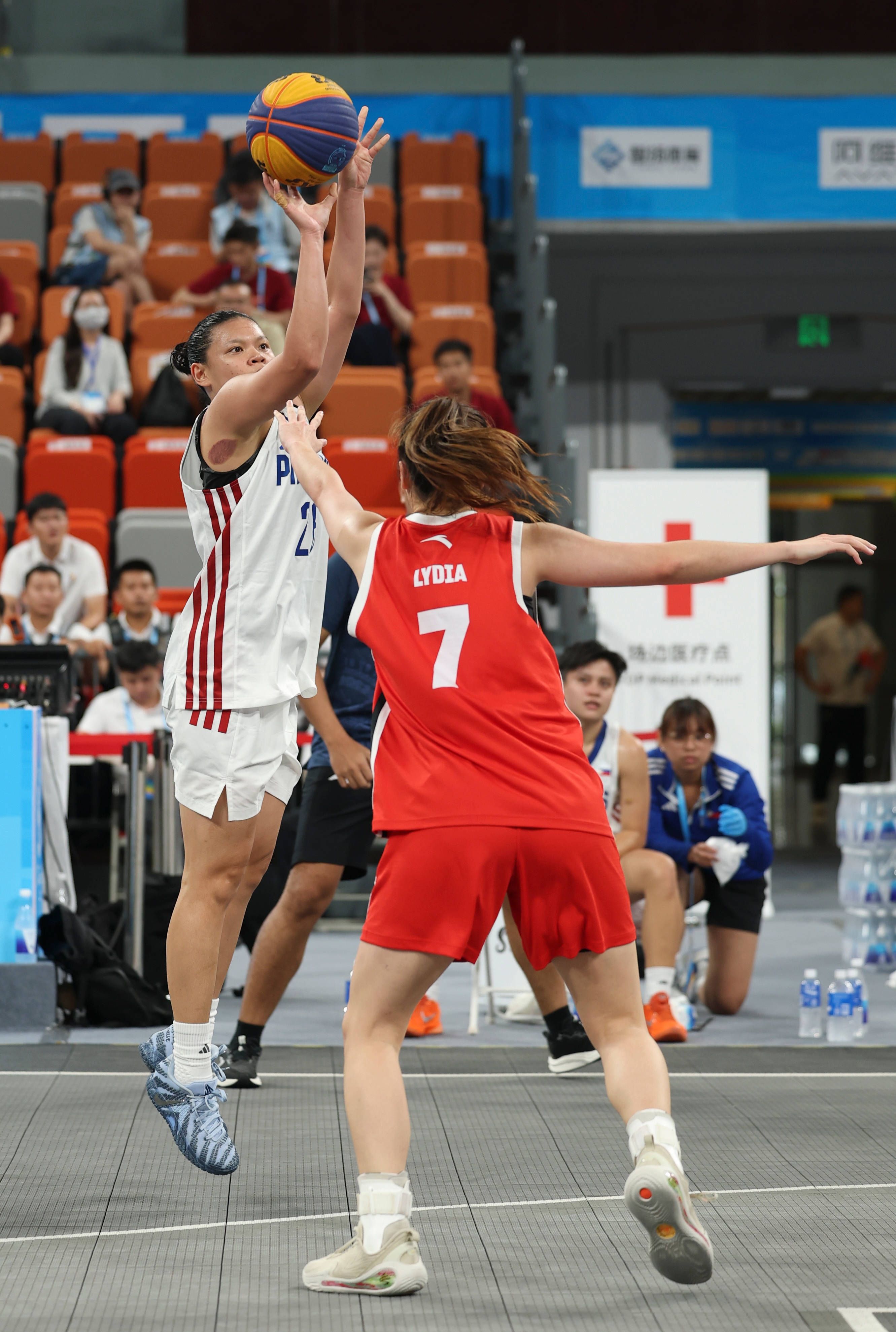 亚沙会｜三人篮球女子半决赛：菲律宾队晋级决赛